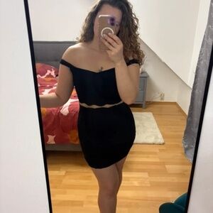 Black bershka tank top